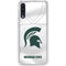 Michigan State University White Jersey Galaxy A50 Clear Case